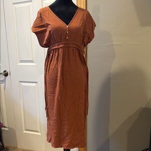 Böhme Rust Summer Dress